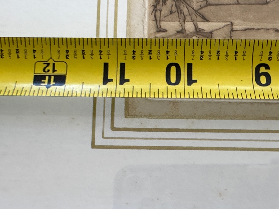 Antique 1774 French Etching After Claude Lorrain (Claude Gellee) Published By John Boydell Engraver No. 54 11 X 19 Framed 18.5 X 16 [Photo 15]