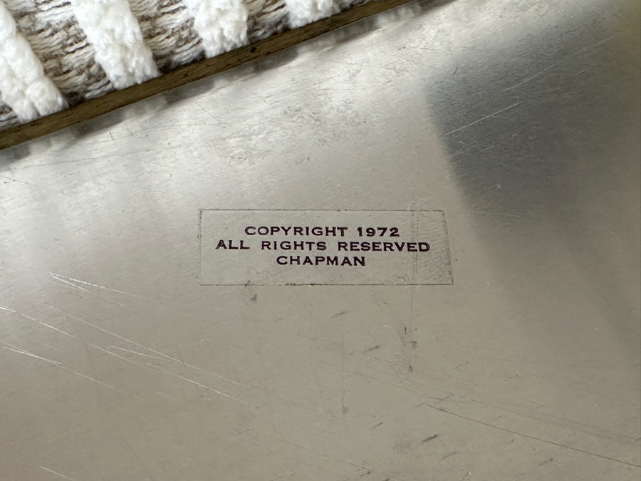 Pair Of Vintage 1972 Chapman Brass Wall Mirrors With Candle Holders [Photo 9]