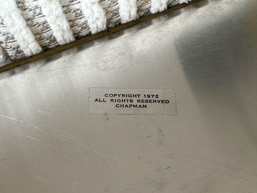 Pair Of Vintage 1972 Chapman Brass Wall Mirrors With Candle Holders [Photo 10]