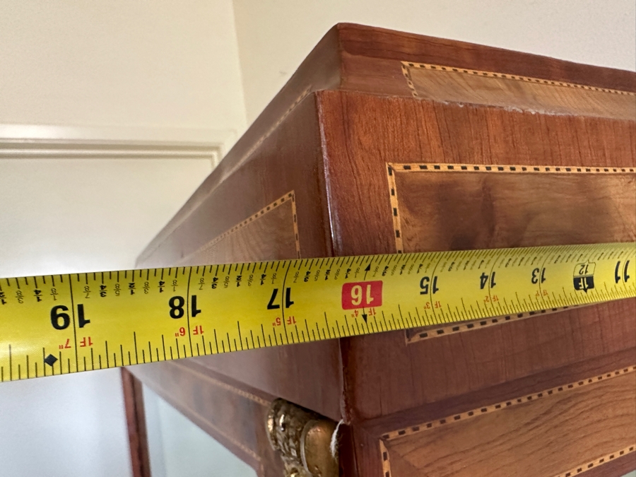 Impressive French Curio Display Cabinet 36.5W X 16D X 66.5H [Photo 10]