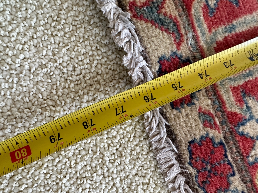 Vintage Hand Knotted Wool Persian Area Rug 54 X 76 [Photo 6]