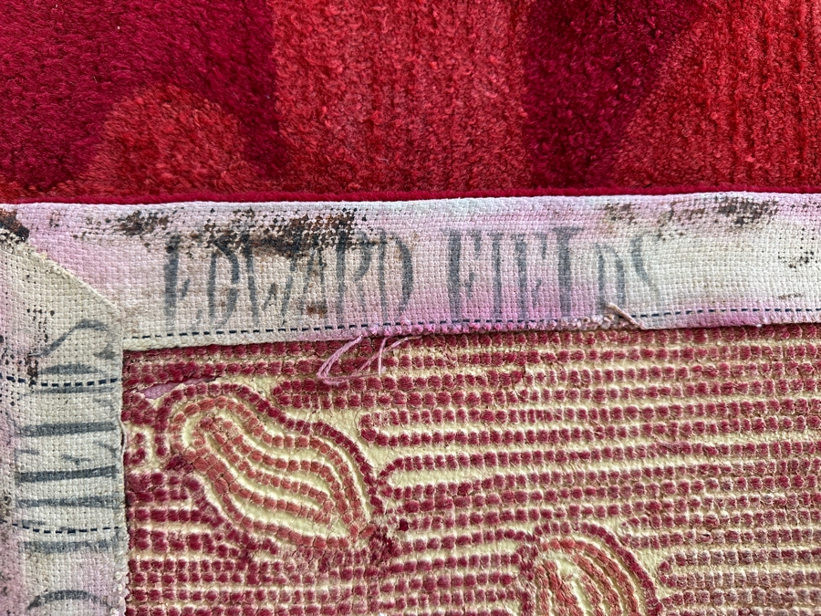 Vintage Edward Fields Wool Area Rug 41.5 X 77.5 [Photo 5]