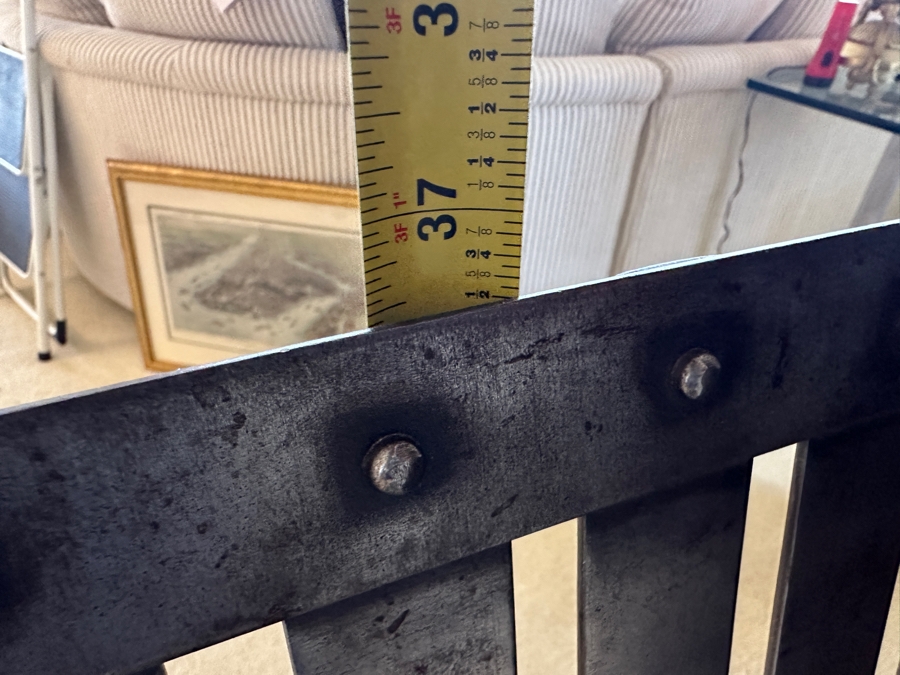 Impressive Bent Steel Accent Chair 15W X 21D X 36.5H [Photo 11]