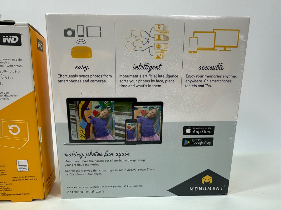 Just Added - My Passport 1TB Portable Storage & Monument Photo Storage Cube [Photo 6]