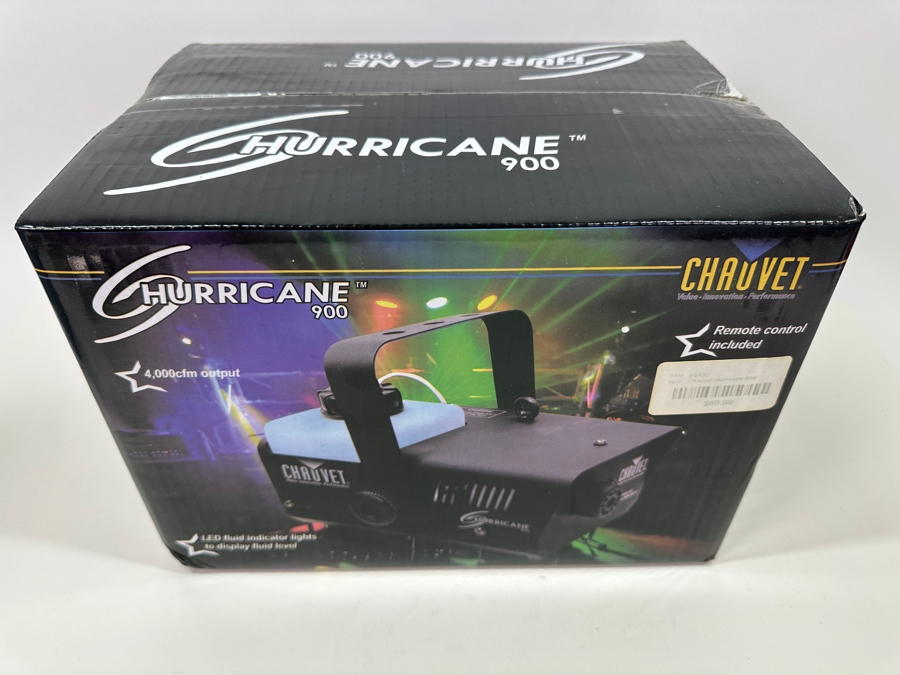 Just Added - Hurricane 900 Water-based Fogger New In Box [Photo 2]