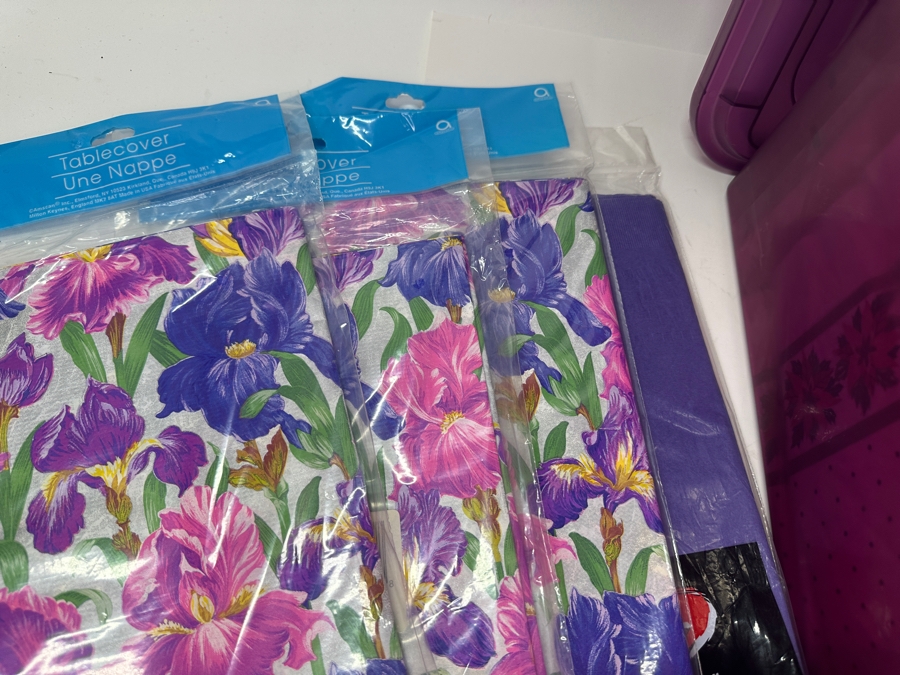 Just Added - Lot of Over (20) Decorative Party Napkins Sets [Photo 10]