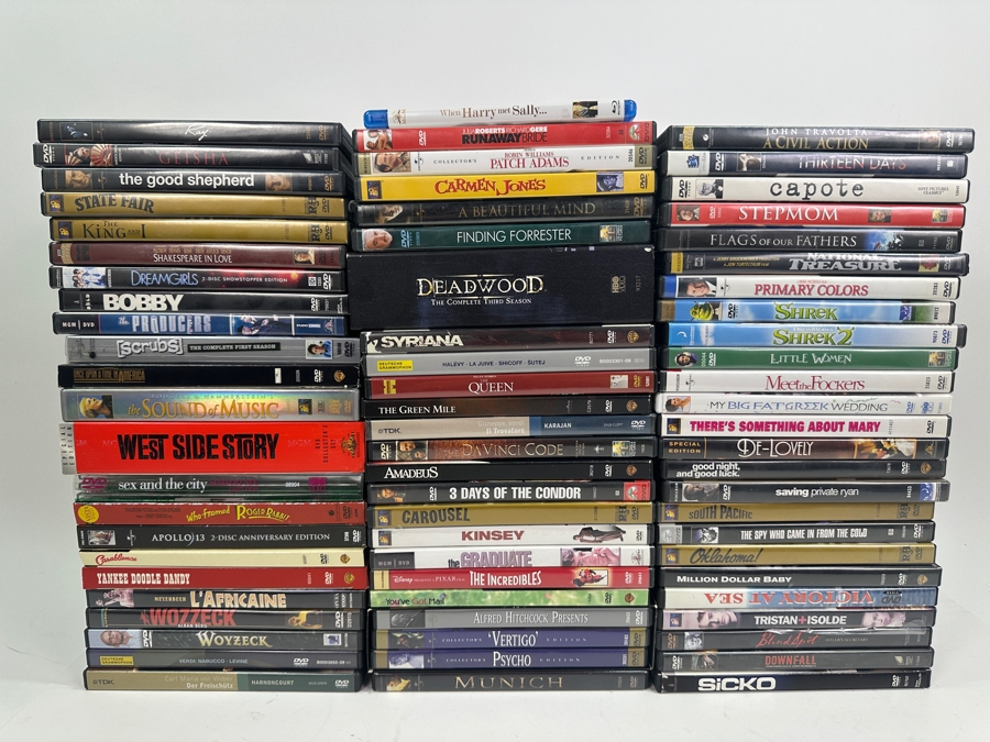 Just Added - Lot of Over (70) DVDs - See Photos for Titles [Photo 2]