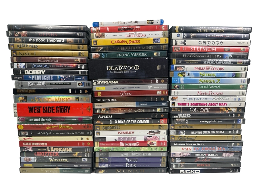 Just Added - Lot of Over (70) DVDs - See Photos for Titles