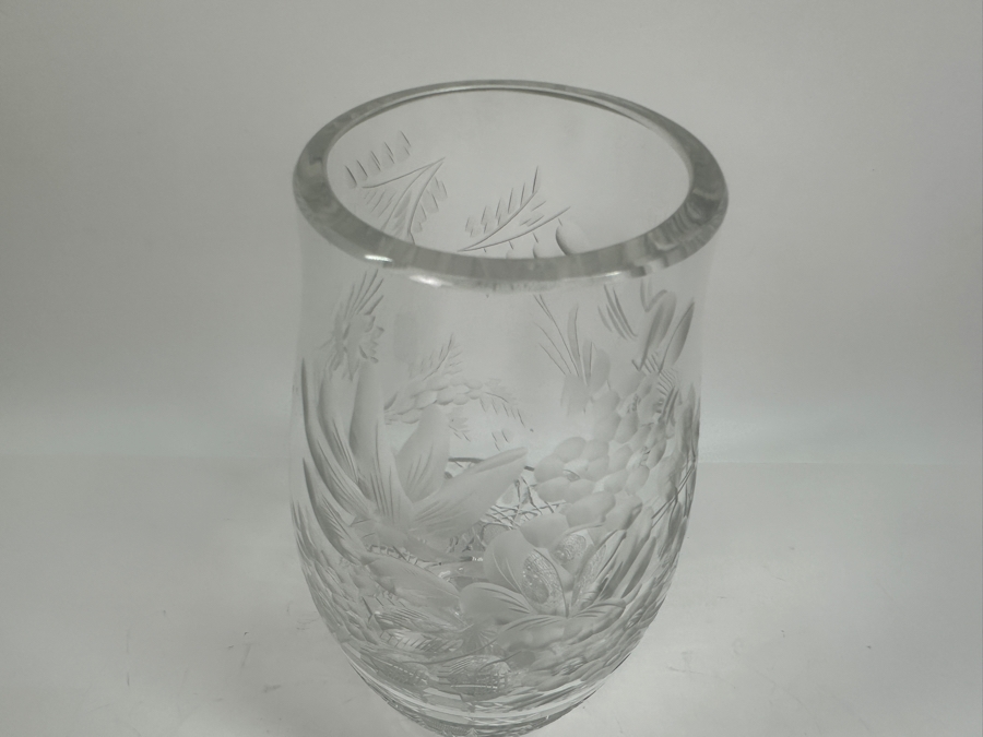 Just Added - 11' Cut Crystal Vase [Photo 5]