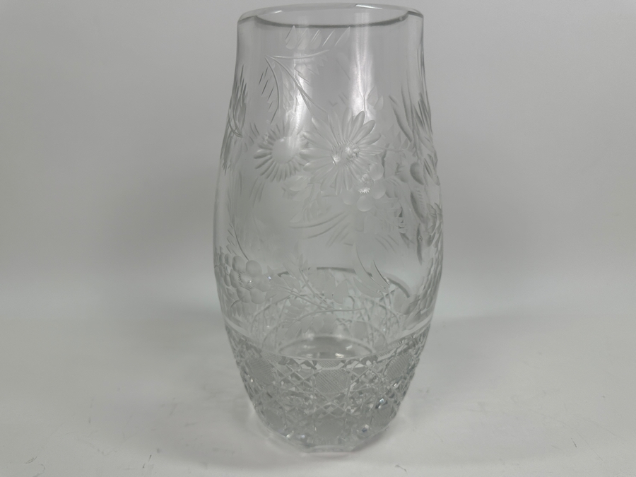 Just Added - 11' Cut Crystal Vase [Photo 7]