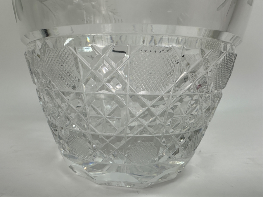 Just Added - 11' Cut Crystal Vase [Photo 6]