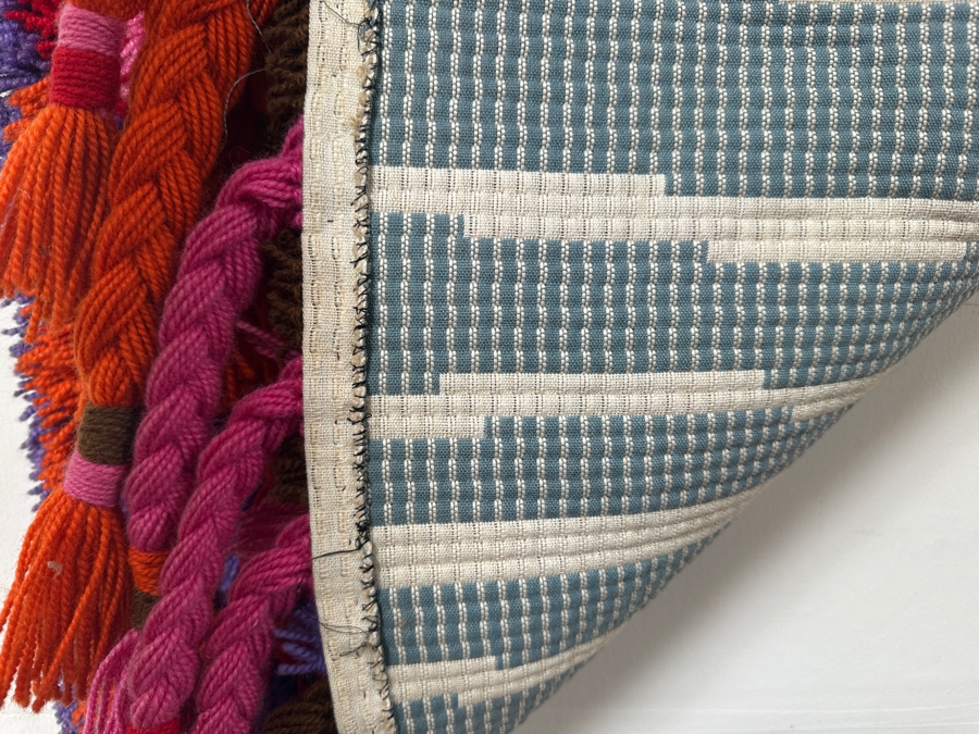 Just Added - Ewald Kroner (German Modernist) Vintage Tapestry Wall Hanging 28 X 39 [Photo 3]