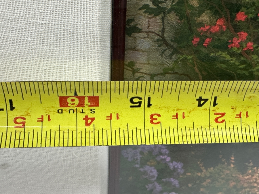 Just Added - Thomas Kincaid Lithograph Titled 'Open Gate' Hand Signed By Artist 15.5 X 12 Framed 28 X 24 [Photo 7]