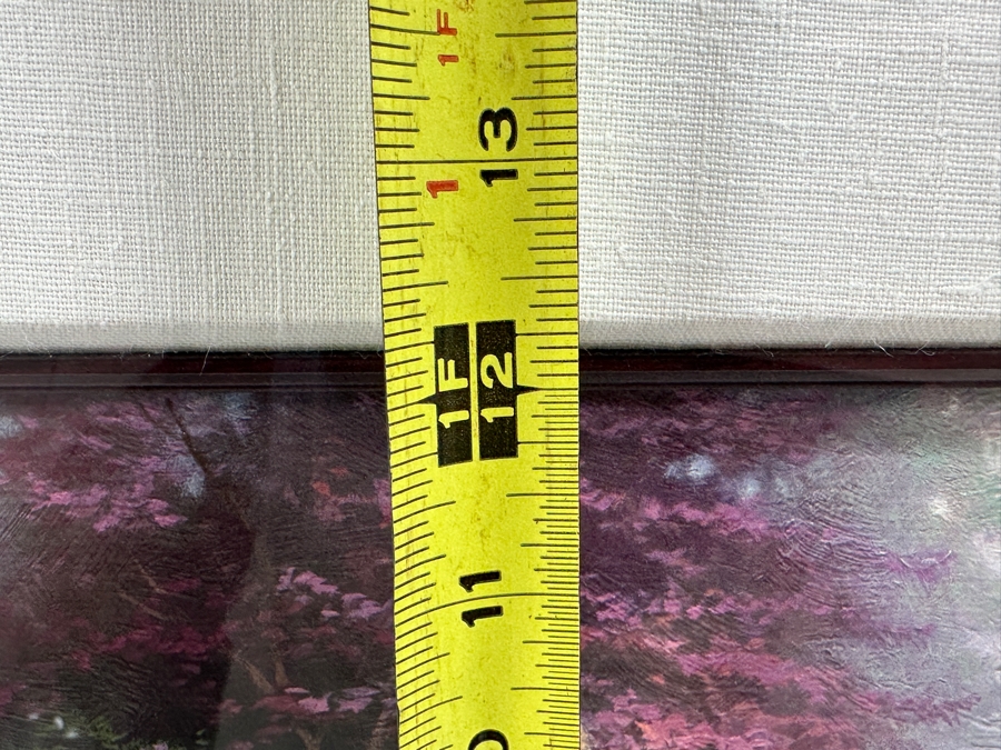 Just Added - Thomas Kincaid Lithograph Titled 'Open Gate' Hand Signed By Artist 15.5 X 12 Framed 28 X 24 [Photo 8]