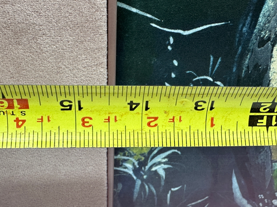 Just Added - Marc Chagall Color Lithograph Lover's With Rooster 14.5 X 17 Framed 22 X 25 [Photo 9]