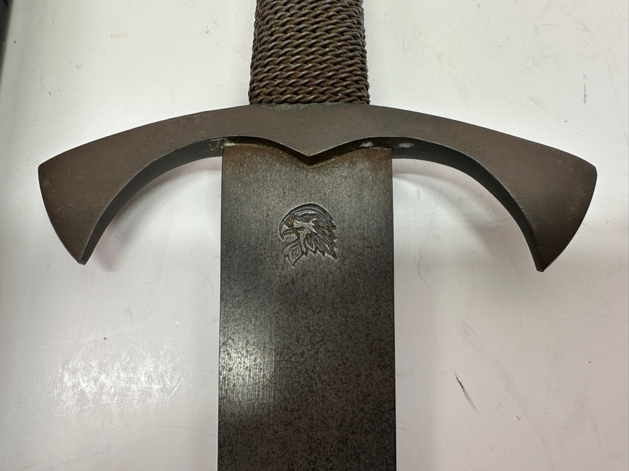 Just Added - Steel Dagger Marked With An Eagle Possible Opera Prop From Richard Wagner's Der Ring Des Nibelungen 17.5L Plus 3 DVD Set Wagner's Die Walkure [Photo 3]