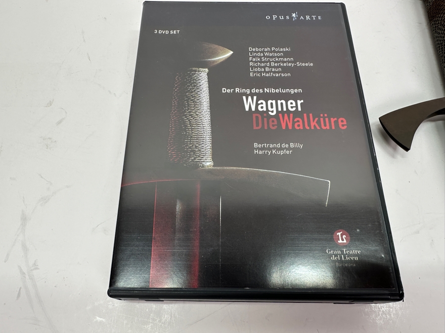 Just Added - Steel Dagger Marked With An Eagle Possible Opera Prop From Richard Wagner's Der Ring Des Nibelungen 17.5L Plus 3 DVD Set Wagner's Die Walkure [Photo 5]
