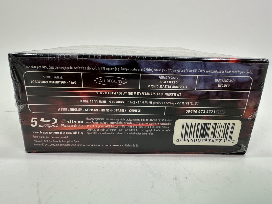 Just Added - Deutsche Grammophon Wagner's Der Ring Des Nibelungen And Wagner's Dream Met Opera Blu-ray DVD Box Set Sealed [Photo 6]