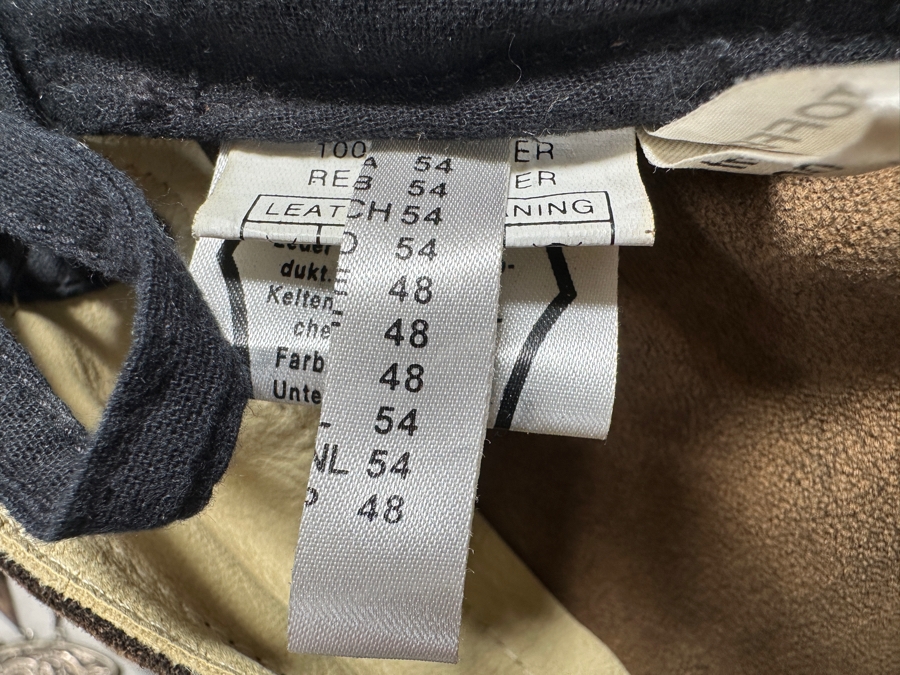Just Added - Authentic German Leather Lederhosen Almsach High Quality Size 48/54 [Photo 11]