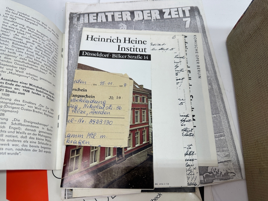 Just Added - Elliot Palay Opera Tenor Memorabilia Box Containing Photographs, Opera Programs, Ticket Stubs & Letters [Photo 12]