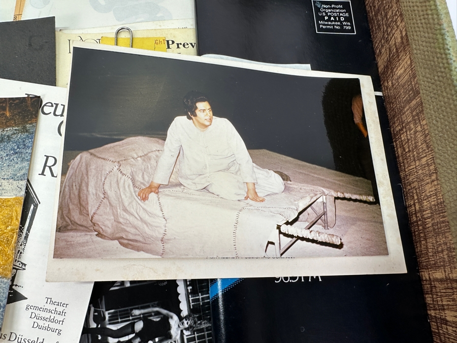 Just Added - Elliot Palay Opera Tenor Memorabilia Box Containing Photographs, Opera Programs, Ticket Stubs & Letters [Photo 21]