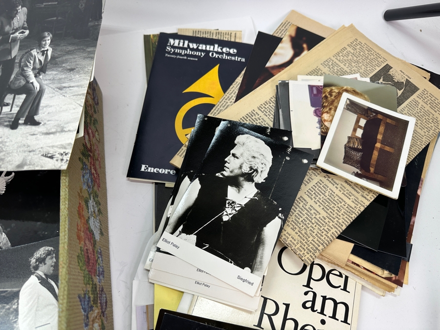 Just Added - Elliot Palay Opera Tenor Memorabilia Box Containing Photographs, Opera Programs, Ticket Stubs & Letters [Photo 15]