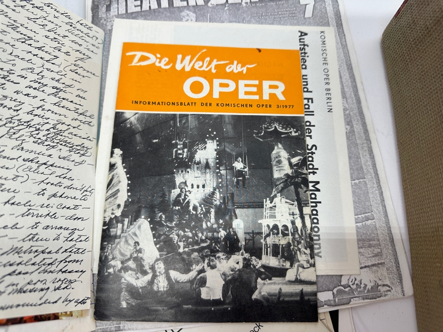 Just Added - Elliot Palay Opera Tenor Memorabilia Box Containing Photographs, Opera Programs, Ticket Stubs & Letters [Photo 13]