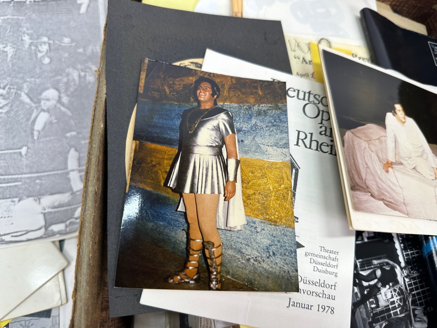 Just Added - Elliot Palay Opera Tenor Memorabilia Box Containing Photographs, Opera Programs, Ticket Stubs & Letters [Photo 20]