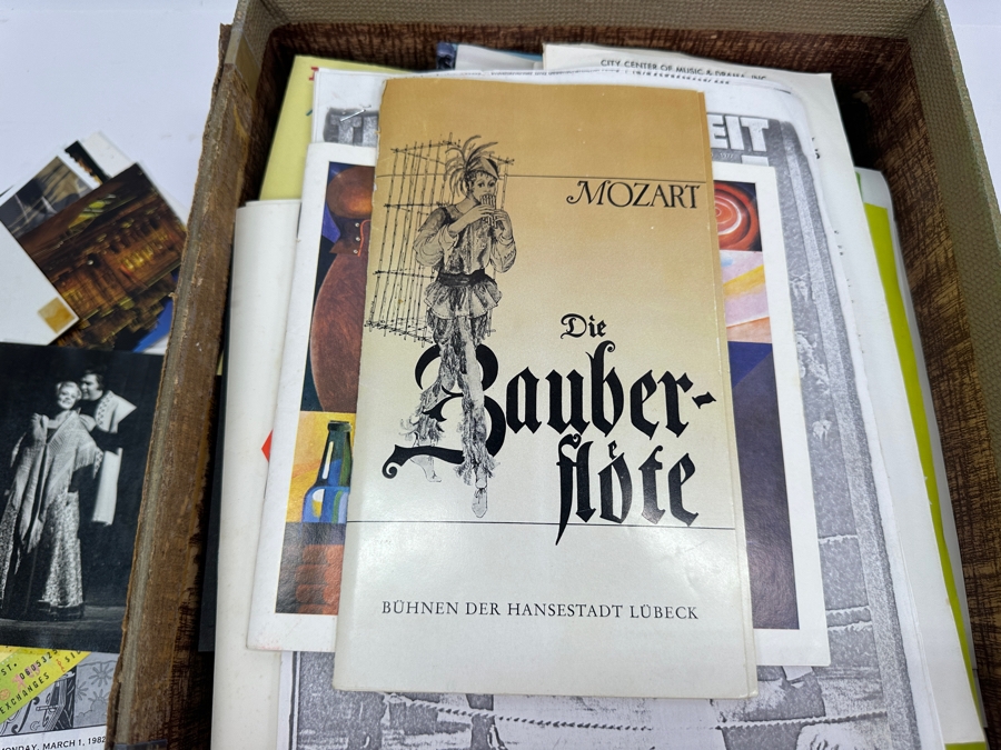Just Added - Elliot Palay Opera Tenor Memorabilia Box Containing Photographs, Opera Programs, Ticket Stubs & Letters [Photo 22]