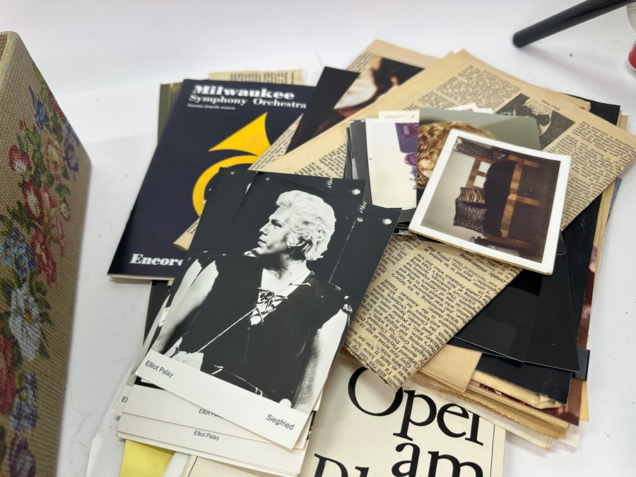 Just Added - Elliot Palay Opera Tenor Memorabilia Box Containing Photographs, Opera Programs, Ticket Stubs & Letters [Photo 17]