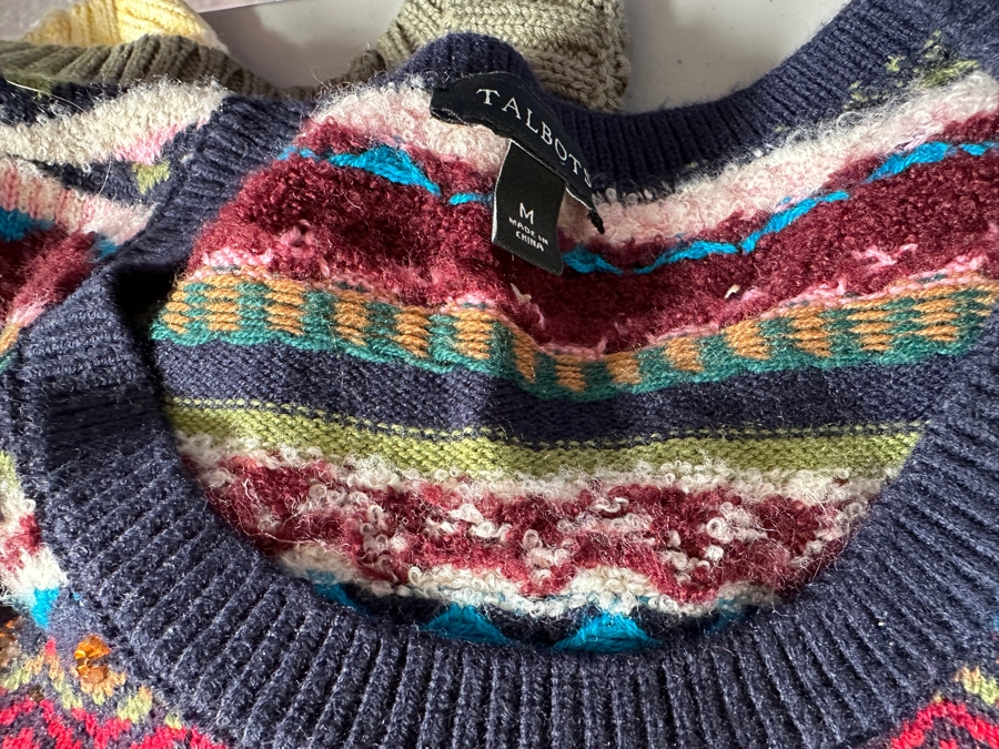 Just Added - Lot of Over 30 Pieces of Talbots Clothing Including Cashmere Sweaters - Mostly Size Medium [Photo 6]
