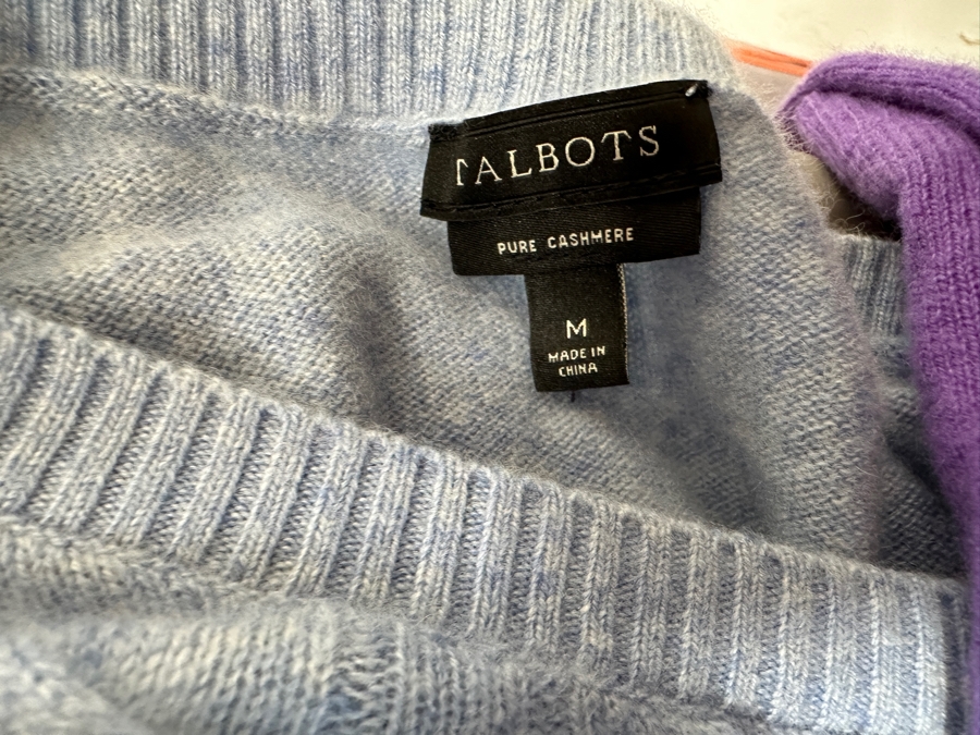 Just Added - Lot of Over 30 Pieces of Talbots Clothing Including Cashmere Sweaters - Mostly Size Medium [Photo 7]