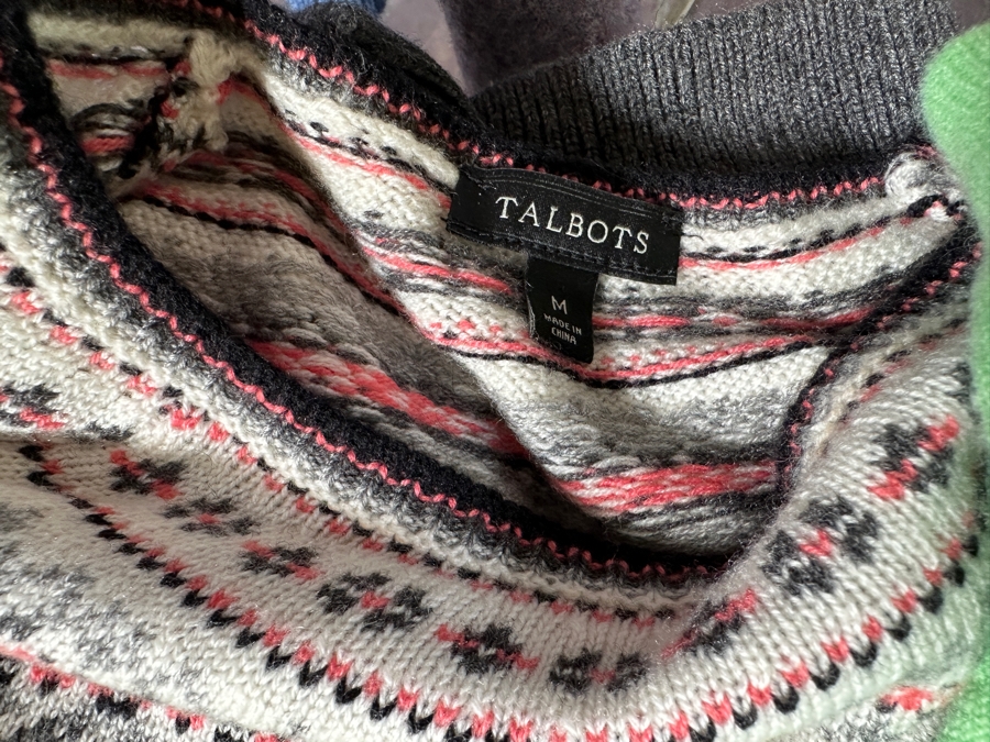 Just Added - Lot of Over 30 Pieces of Talbots Clothing Including Cashmere Sweaters - Mostly Size Medium [Photo 5]