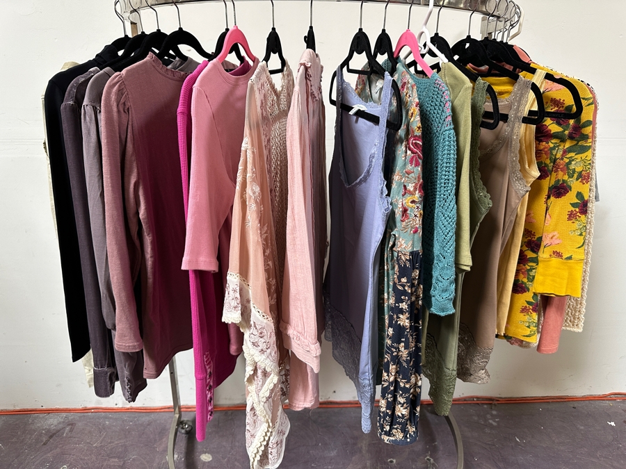 Just Added - Lot of Approximately 20 Pieces of Sundance Clothing Mostly Size Medium or Petite Medium [Photo 2]