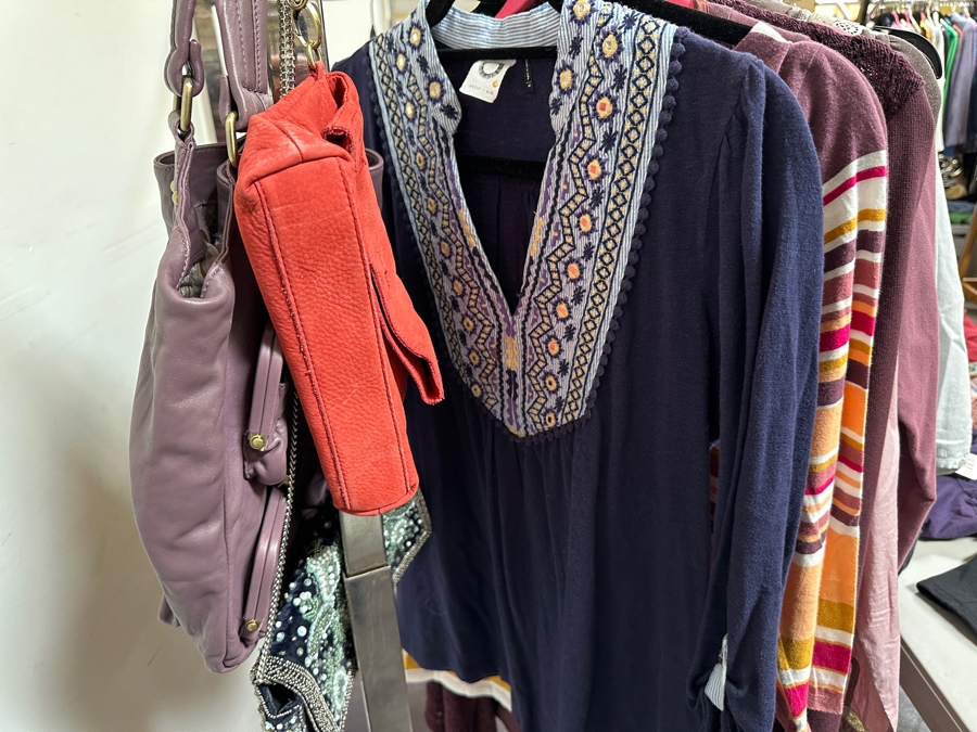 Just Added - Lot of Over 30 Pieces of Anthropologie Clothing and/or Style Clothing, Handbags and Belts Mostly Size Medium [Photo 11]