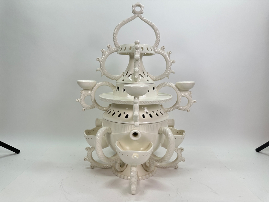 Just Added - Anthropologie Ophira Tablescape $698 Retail Made in Italy 22'H [Photo 3]