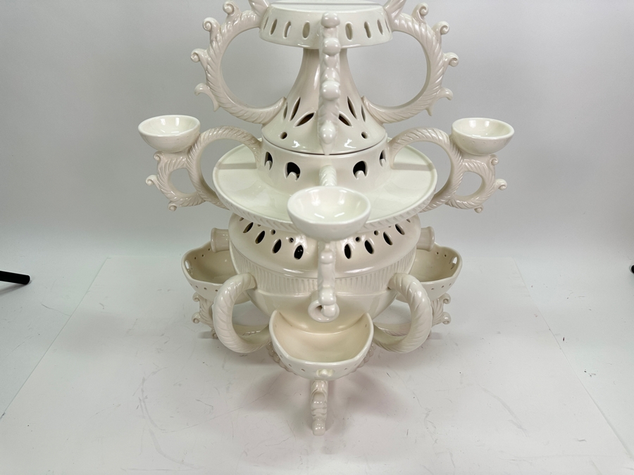 Just Added - Anthropologie Ophira Tablescape $698 Retail Made in Italy 22'H [Photo 4]