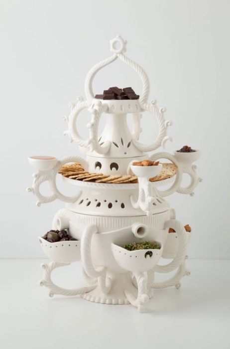 Just Added - Anthropologie Ophira Tablescape $698 Retail Made in Italy 22'H [Photo 2]