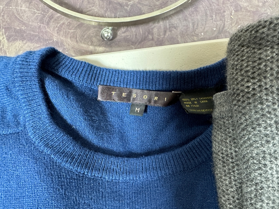 Just Added - Lot of 5 Cashmere Sweaters, One Alpaca Sweater and One Italian Wool Sweater [Photo 7]