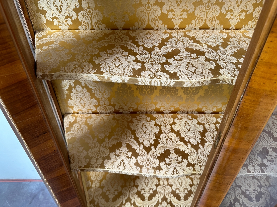 Just Added - Stunning Two-Piece Wooden Display China Cabinet With 6 Drawers 59W X 14D X 74H [Photo 8]