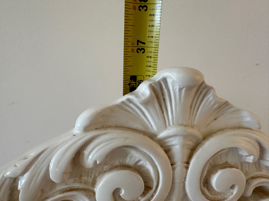 Vintage Wooden White Armchair 27W X 25D X 36.5H [Photo 10]