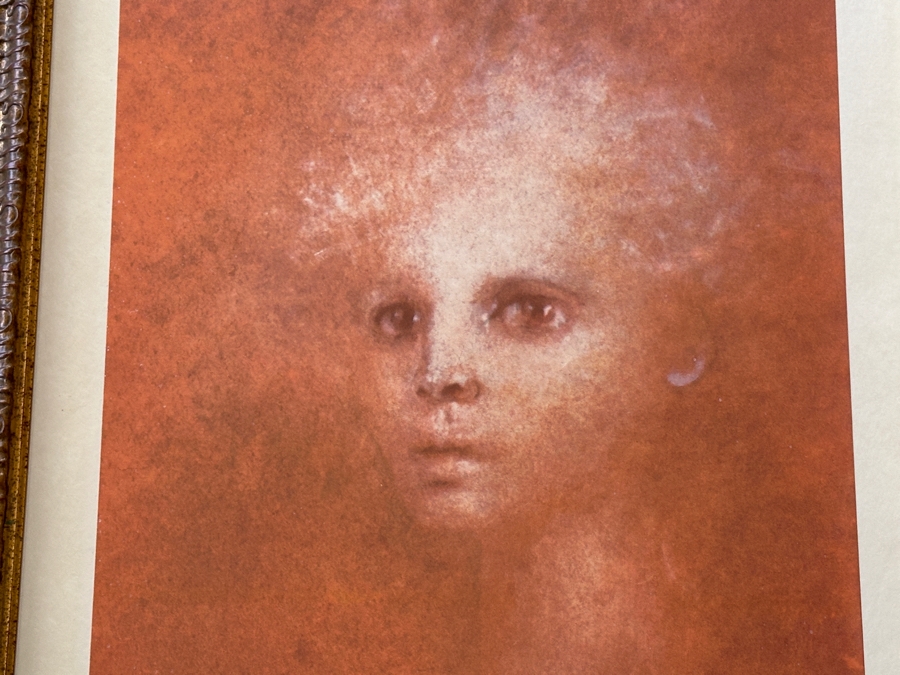Leonor Fini 'Portrait In Red' Limited Edition Print 18.5 X 23 Framed 25 X 33 And Hand Signed By Artist [Photo 3]