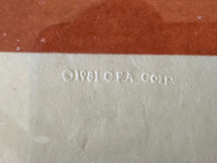 Leonor Fini 'Portrait In Red' Limited Edition Print 18.5 X 23 Framed 25 X 33 And Hand Signed By Artist [Photo 8]