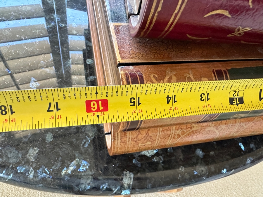 Faux Books 2-Drawer Side Table 16W X 12D X 10.5H [Photo 8]