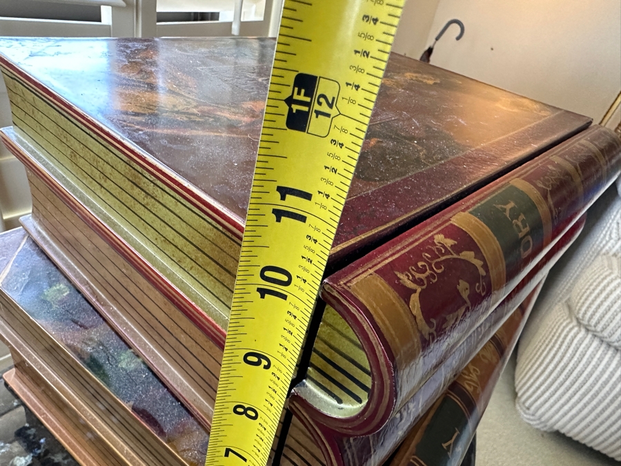 Faux Books 2-Drawer Side Table 16W X 12D X 10.5H [Photo 10]