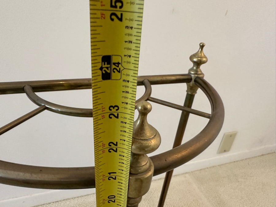 Heavy Brass / Cast Iron Umbrella Stand 16W X 8D X 24H [Photo 9]