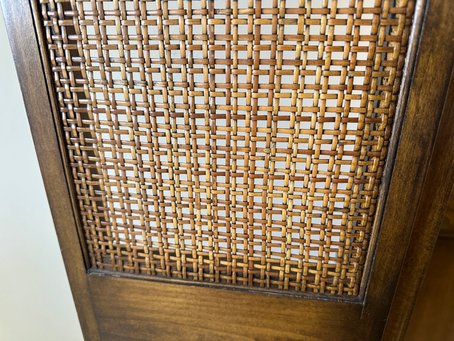 Vintage Mid-Century Tall Wooden 6-Panel Screen Room Divider 60W X 94H [Photo 3]