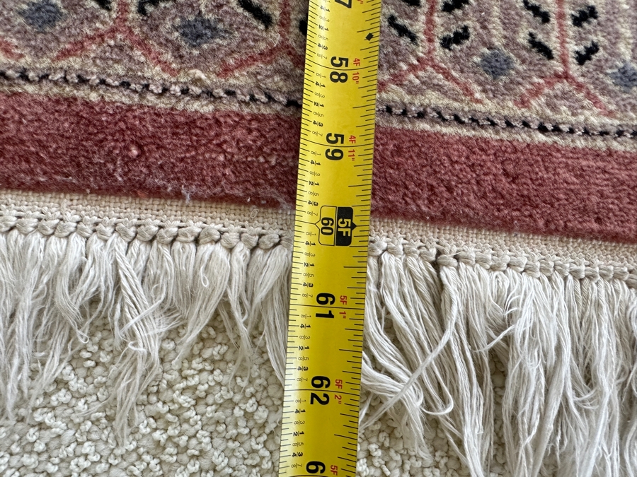 Vintage Hand Knotted Wool Persian Area Rug 38 X 60 [Photo 10]