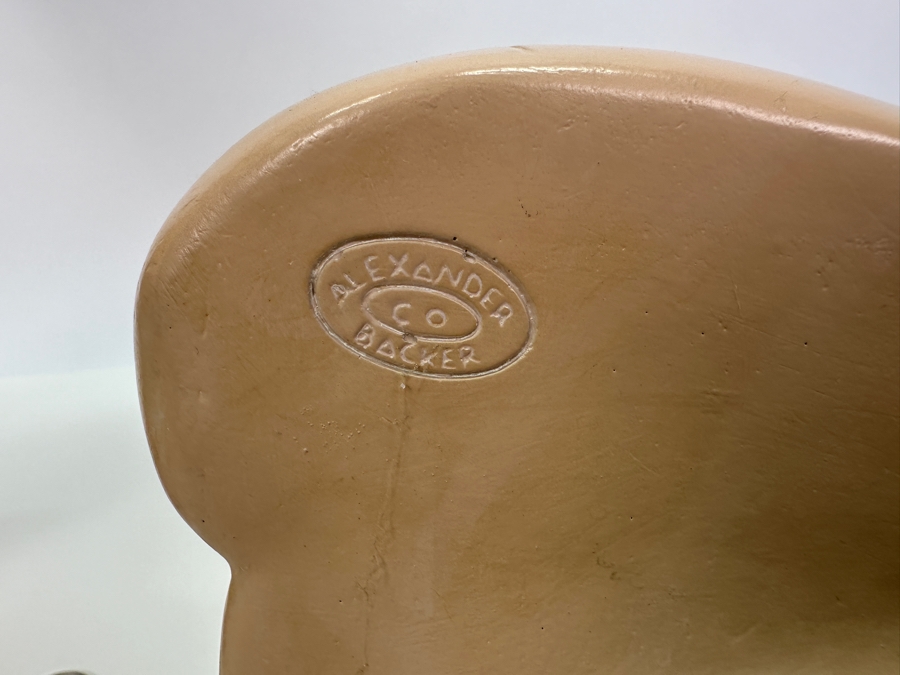 Pair Of Vintage Alexander Backer Plaster Busts 16.5H [Photo 7]