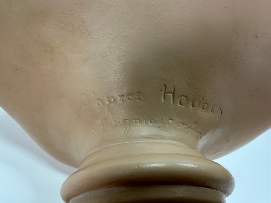 Pair Of Vintage Alexander Backer Plaster Busts 16.5H [Photo 11]